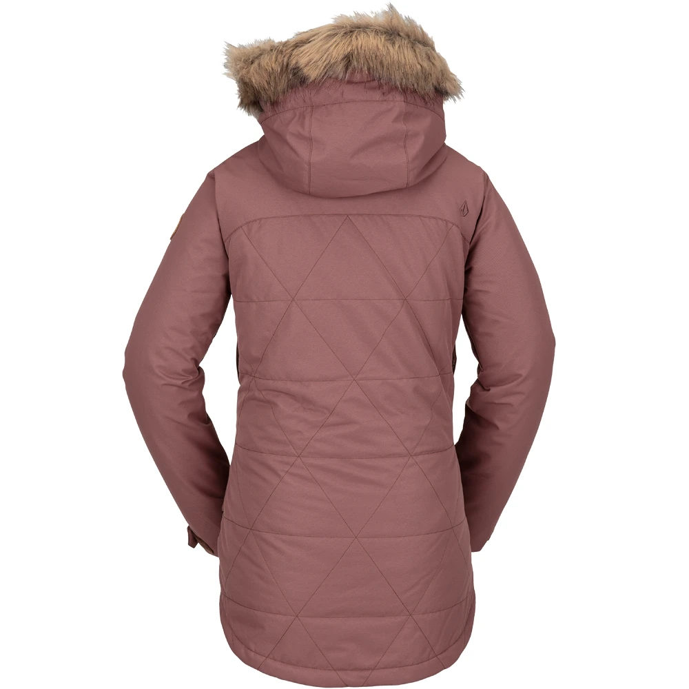 Volcom Fawn Insulated Winterjacke Rose Wood Damen 2 Volcom Fawn Insulated Winterjacke Rose Wood Damen – Bild 2