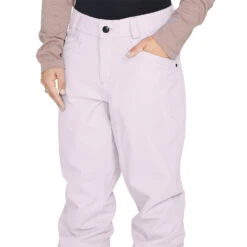 Volcom Hallen Snowboardhose Amethyst Smoke Damen -Skiausrüstung volcom hallen pant h1352307 ams 02 gross