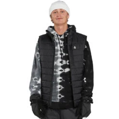 Volcom Inuslate Pullover Fleece Kapuzensweater Black Herren -Skiausrüstung volcom insulate pullover fleece g4152204 tdy 02 grossDQKm06JQ2SaFX