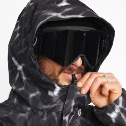 Volcom L Gore-Tex Schneejacke Black Giraffe Herren -Skiausrüstung volcom l gore tex jacket g0652302 bag 02 grosss7mCZaICVEQVc