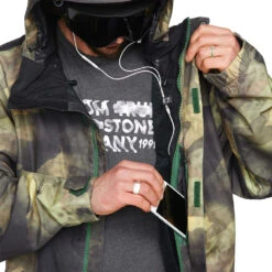 Volcom L Gore-Tex Schneejacke Camouflage Herren -Skiausrüstung volcom l gore tex jacket g0652302 cam 04 gross