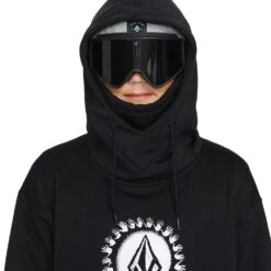 Volcom Spring Shred Kapuzensweatshirt Black Damen -Skiausrüstung volcom spring shred hoodie h4152303 blk 03 grossy6WcYPuN5Rn2a