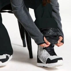 Volcom Swift Bib Schneehose Black Damen -Skiausrüstung volcom swift bib overall h1352103 black 04 gross